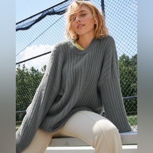 Aerie Buttercream Crew Sweater